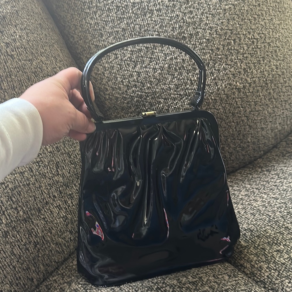 STYLEMARK VTG Shiny Black Purse Stylemark by Mutterperl